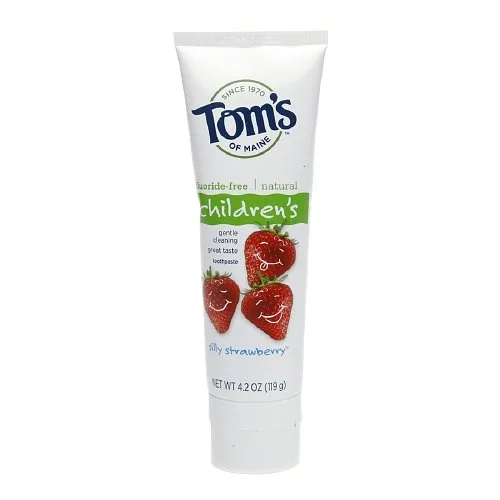 Silly Strawberry Fluoride-Free Natural Toothpaste