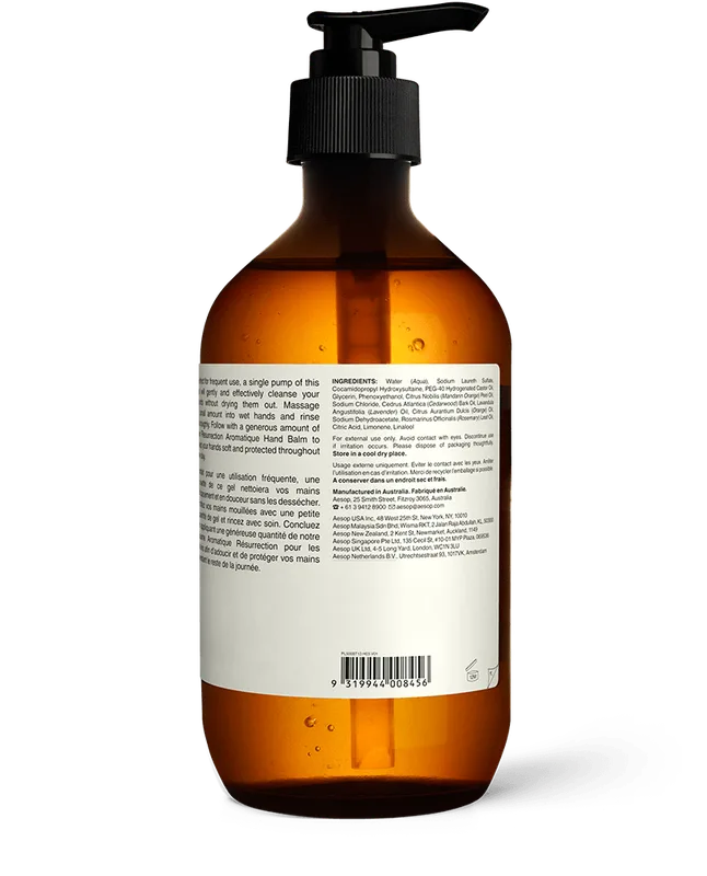 Resurrection Aromatique Hand Wash
