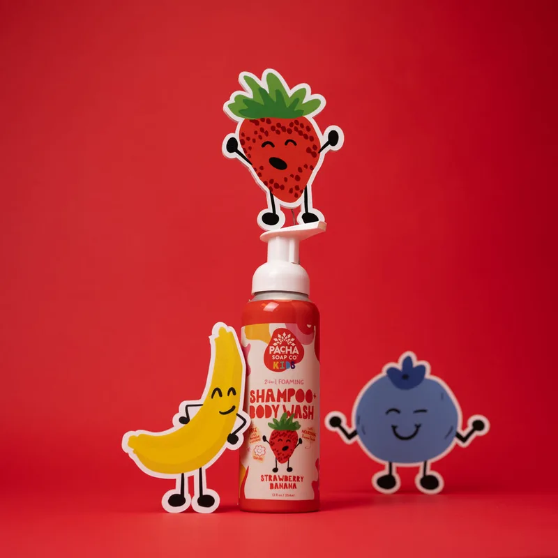Co Strawberry Banana 2-In-1 Foaming Shampoo & Body Wash