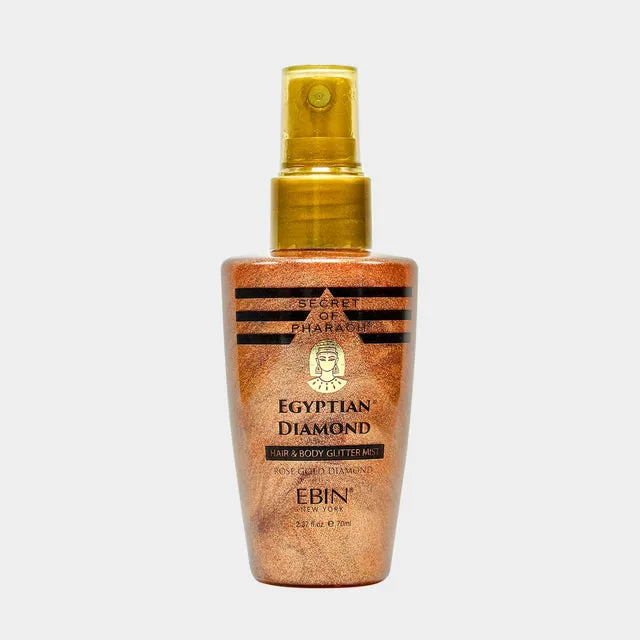 New York Secret of Pharaoh Egyptian Diamond Glitter Mist, Rose Gold