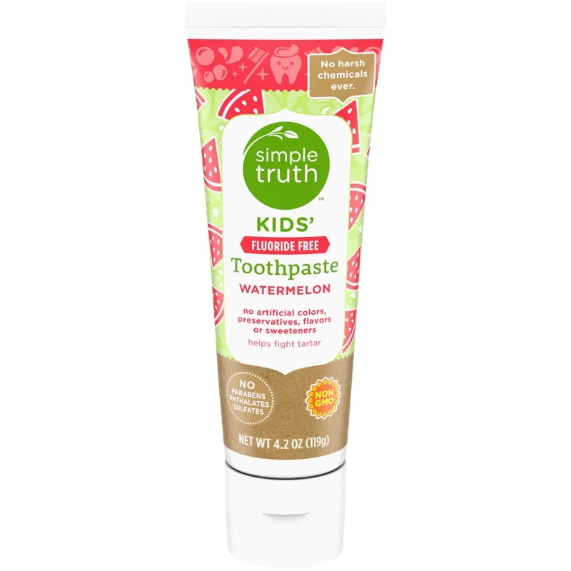 Watermelon Kids' Fluoride Free Toothpaste