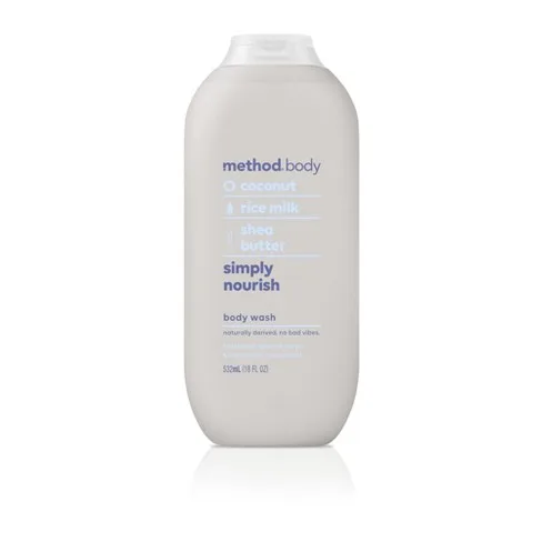 Coconut Rice Milk Shea Butter Body Wash Simply Nourish
